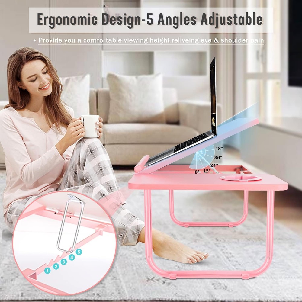 Laptop Desk Bed Couch Portable Lap Desk Laptops Bed Table Laptops Foldable