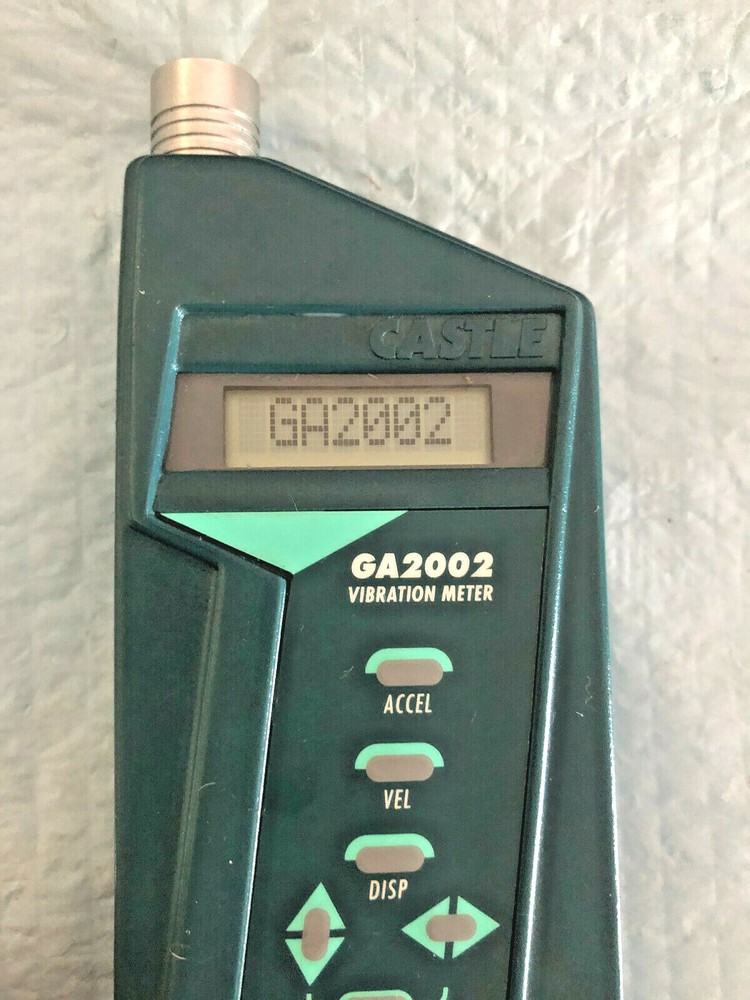 Used Castle Pocket Vibration Meter GA2002 - with marks from use. Read condition