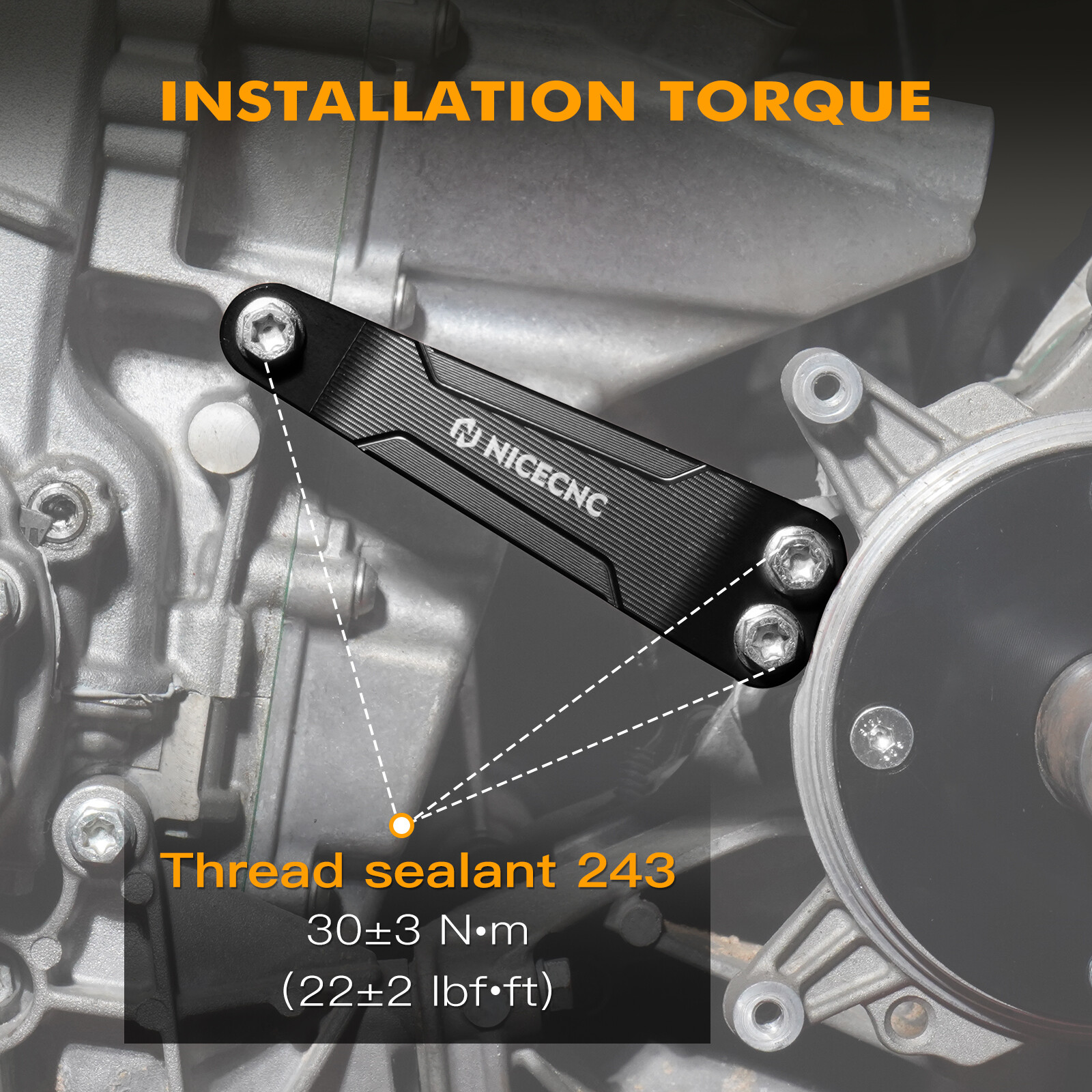 NICECNC Transmission Gear Box Bracket Mounting For Can-Am Maverick X3 2017-2023