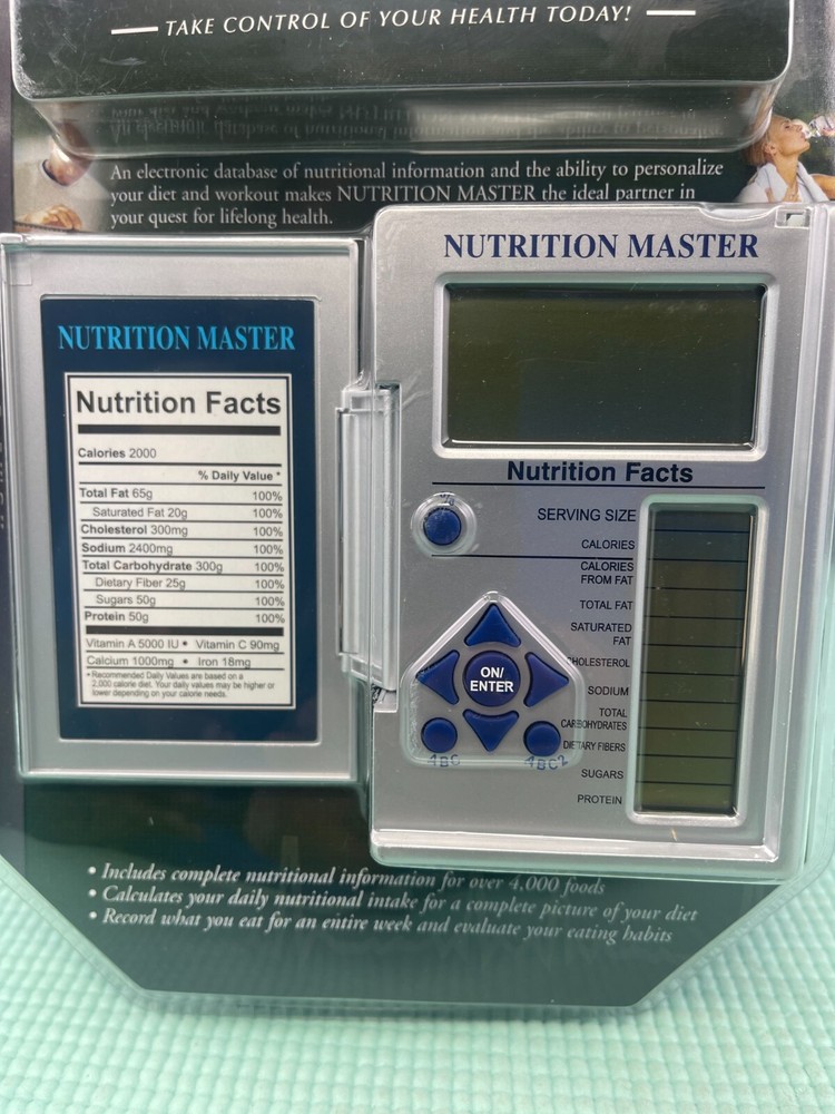 Excalibur Electronics Nutrition Master 469N-CS - Portable Nutritional Database