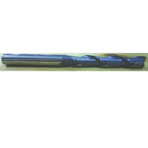 3/8" Solid Carbide 2 Flute END MILL ALTIN Coated Extra LONG Length US Made 180