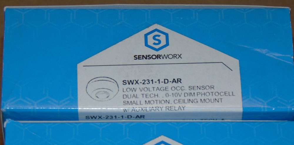 NEW Sensorworx SWX-231-1-D-AR Low Voltage Occupancy Sensor