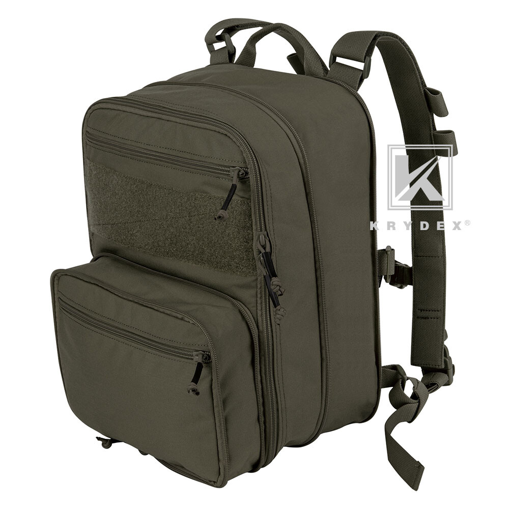 KRYDEX D3 Flatpack Tactical Expandable Backpack 23L MOLLE Travel Expanded Pack