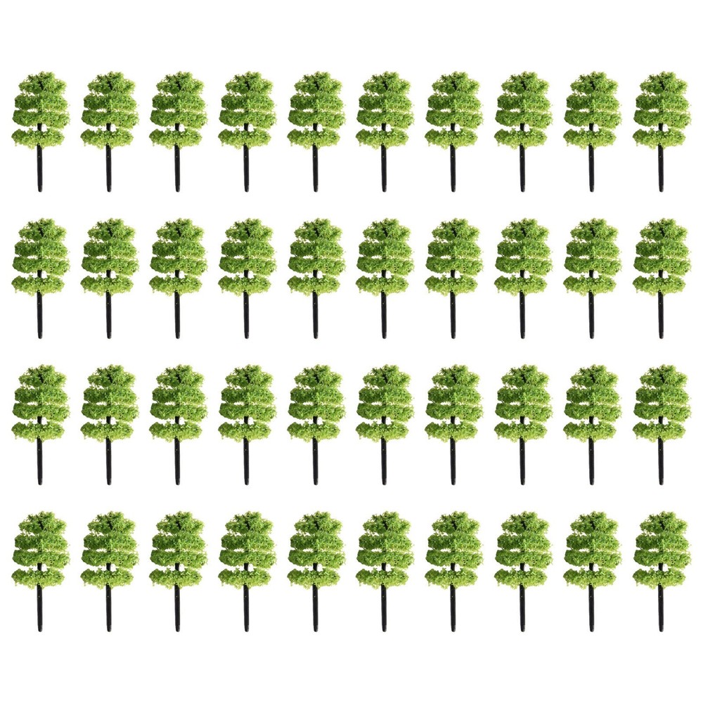 Scenery Model tree Plastic Decoration Accessories Landscape 40Pcs Train Useful