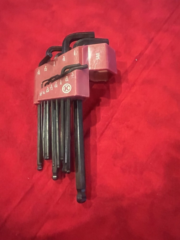 LONG-ARM SAE HEX KEY SET   (t43)