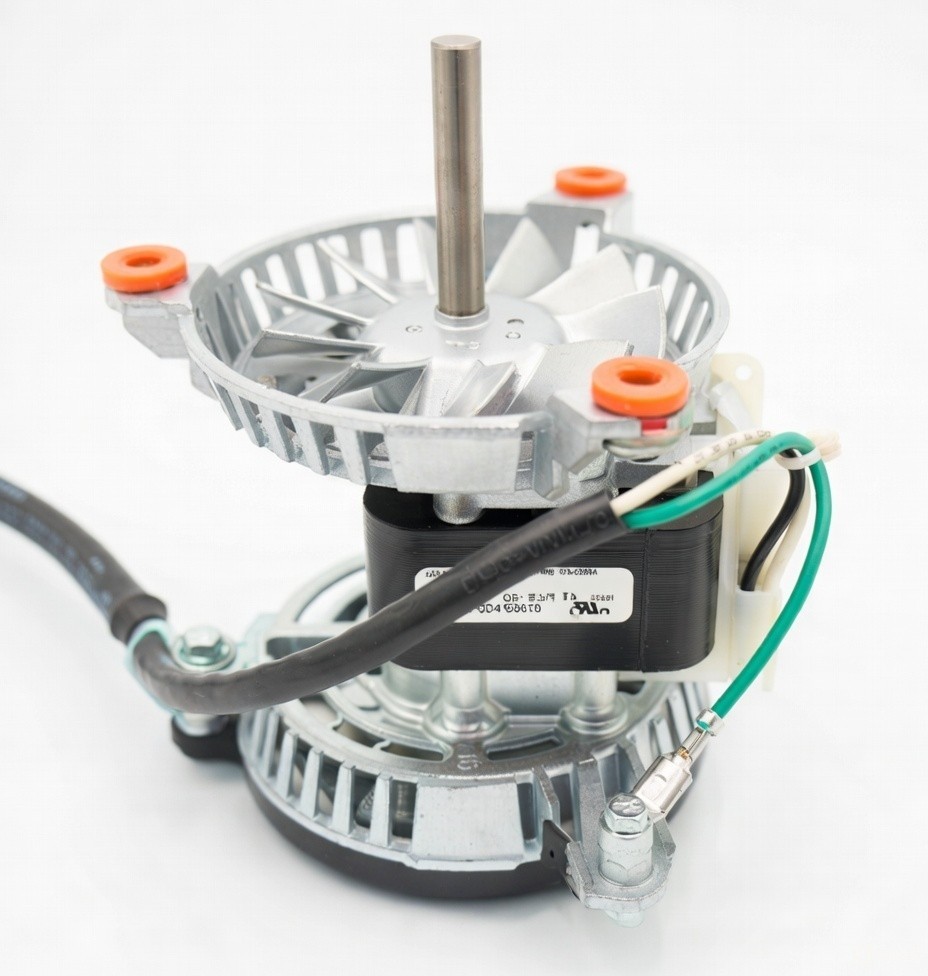 OEM Original Harman Combustion Blower, Exhaust Motor W/Cooling Cup, 3-21-08639