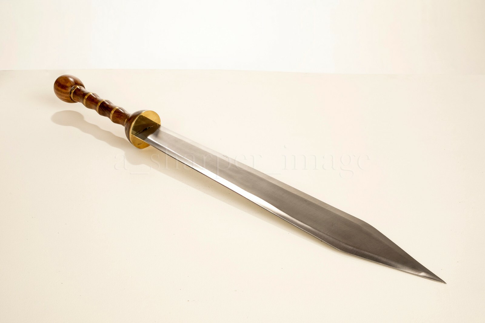 Full Size 33" Roman/Centurion Gladius Sword, Leather Sheath SOLID Sharpened