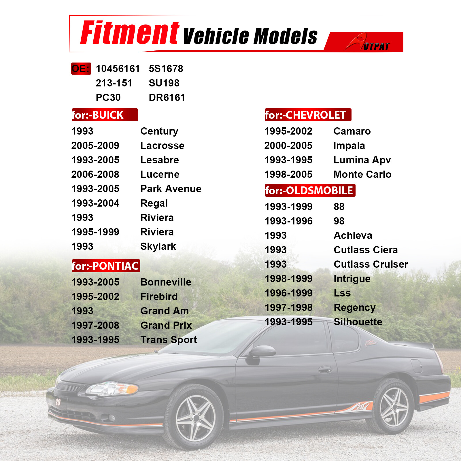 Crankshaft Position Sensor 10456161 For 1993-2005 Buick Chevy Oldsmobile Pontiac