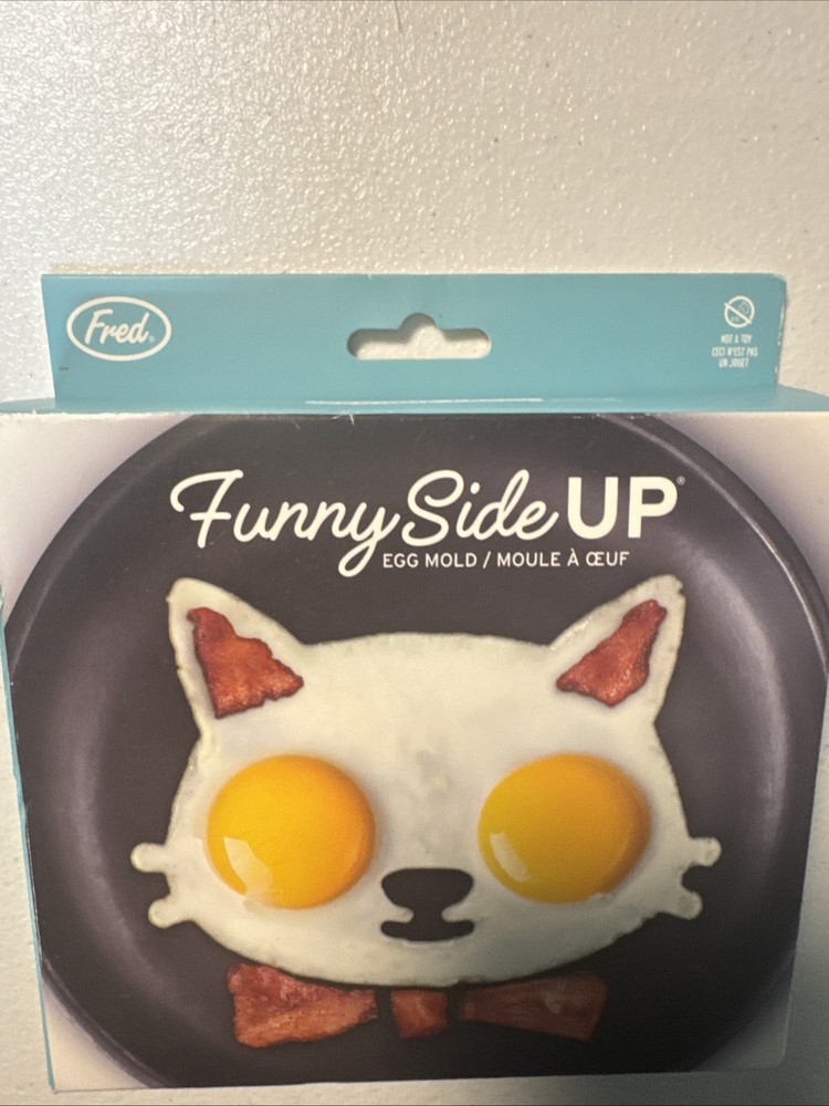 Fred Funny Side Up Cat Face "Just Kitten" Egg Mold