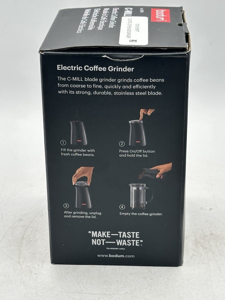 Bodum C-Mill Electric Coffee Grinder Model 5679 New