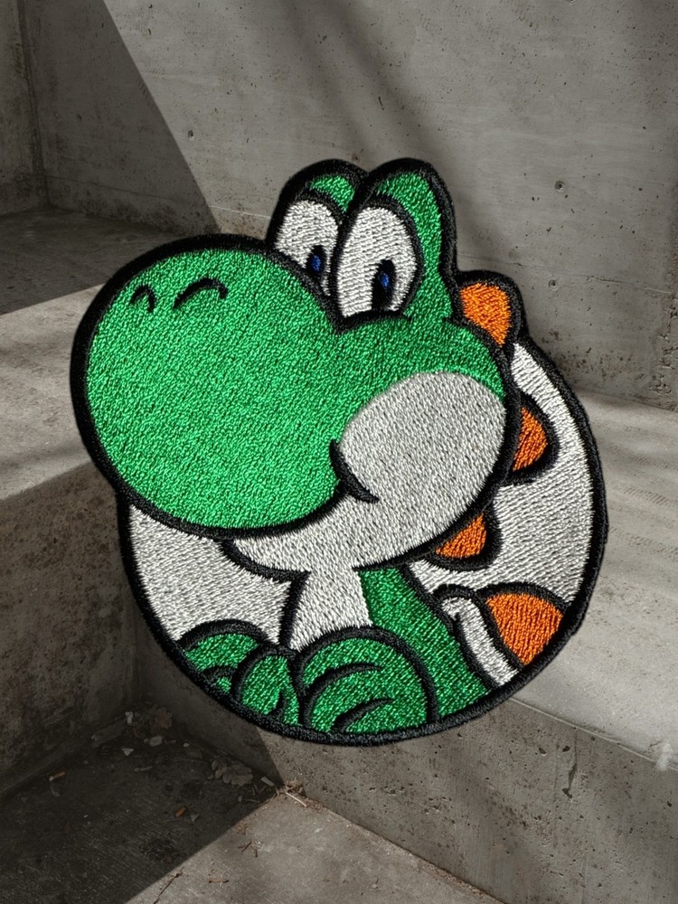 Yoshi Embroidery Patch multi sizes 3" - 6"