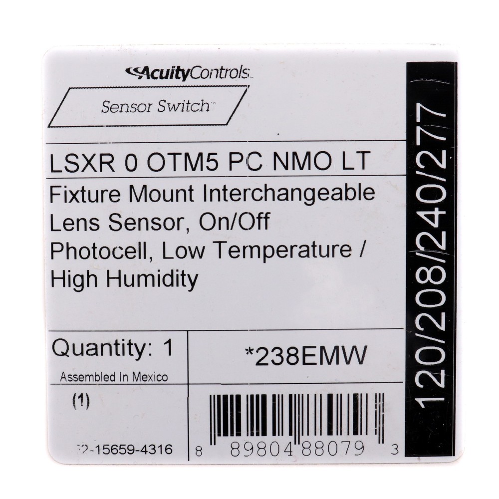 SENSOR SWITCH LSXR-0-OTM5-PC-NMO-LT FIXTURE MOUNT OCCUPANCY SENSOR, LOW TEMP