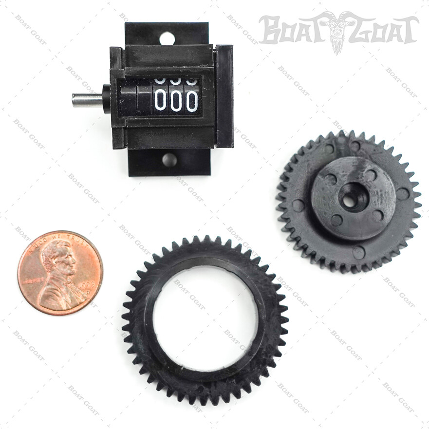 Cannon Downrigger Depth Counter + Gear Kit - ELECTRIC - 3 Digit Meter