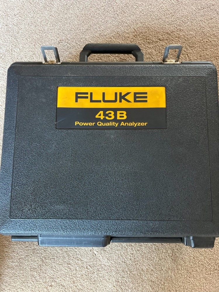 Fluke 43 Power Quality Analyzer Logger Meter with Case and Extras