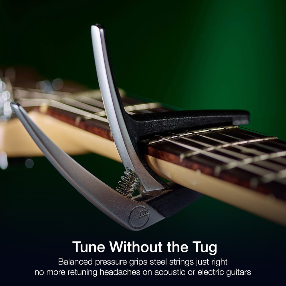 G7th Nashville 6 String Classical Silver Guitar Capo