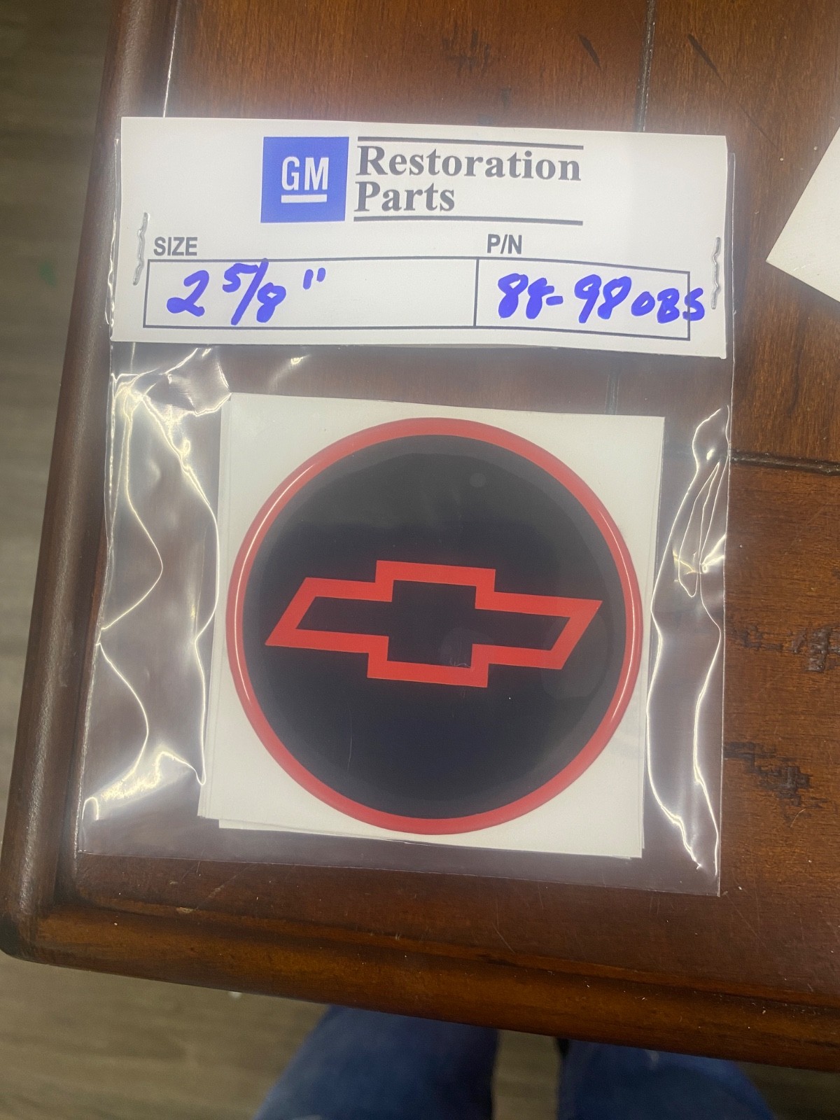 Chevy 454 SS and Sport Truck Center Cap emblems for 5 lug 88-98 wheels set of 4