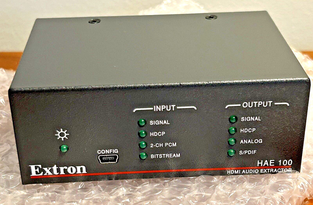 Extron HAE 100 / 60-1075-01 HDMI Audio De-Embedder EDID Minder