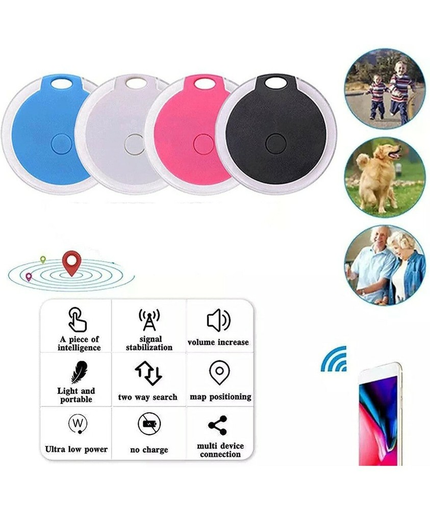 Smart GPS Tracker Pet Locator Blue