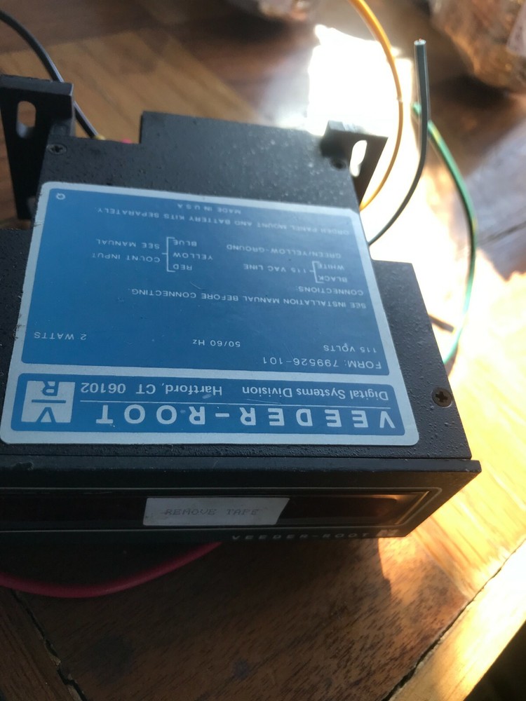 VEEDER ROOT TOTALIZER 115V 60HZ 2W 799526-101