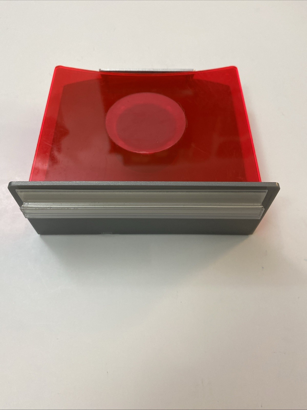 Canon Camera Dealer Display Stand Neon Red | Store Advertising Lens Platform