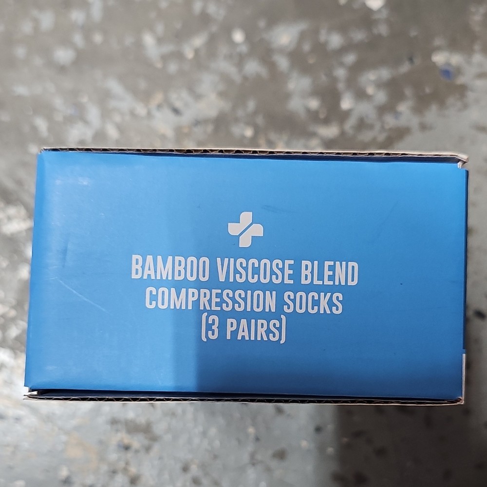 Doctor's Select Bamboo Viscose Blend Compression Socks Light Compression 3 Pairs