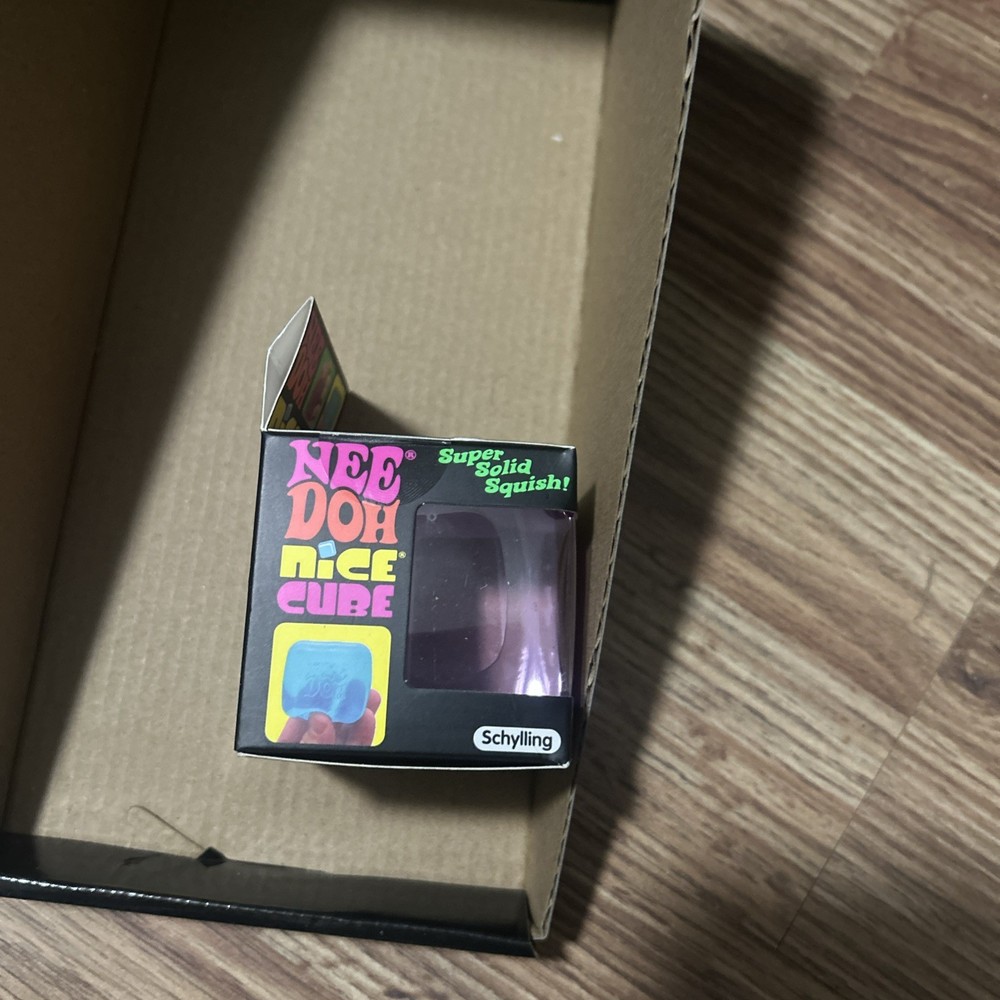 NeeDoh Nee Doh Nice cube Nicecube L purple Solid Squish Cube Ice Block