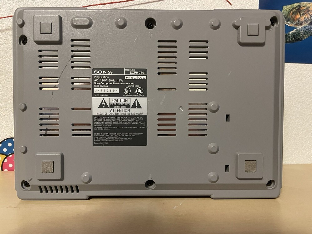 Sony Playstation 1 Gray Console with 1 Controller & Memory Card