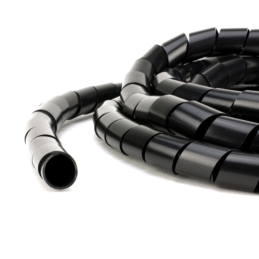 ACT AL-CWP-1000-0-C UV Black Polyethylene 1″ Cable Wrap, 100ft Roll