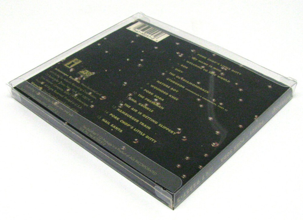1x MUSIC CD CARDBOARD CD CASE - CLEAR PLASTIC PROTECTIVE BOX PROTECTOR SLEEVE
