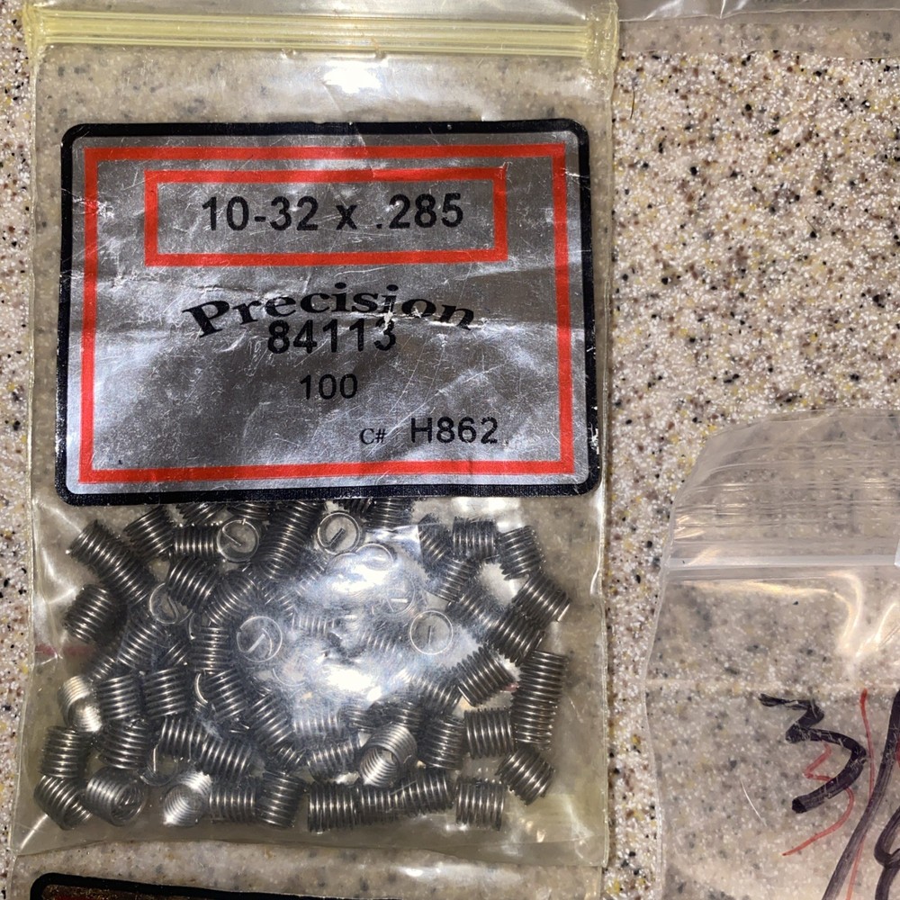 Helicoil Precision Free-running Insert Lot