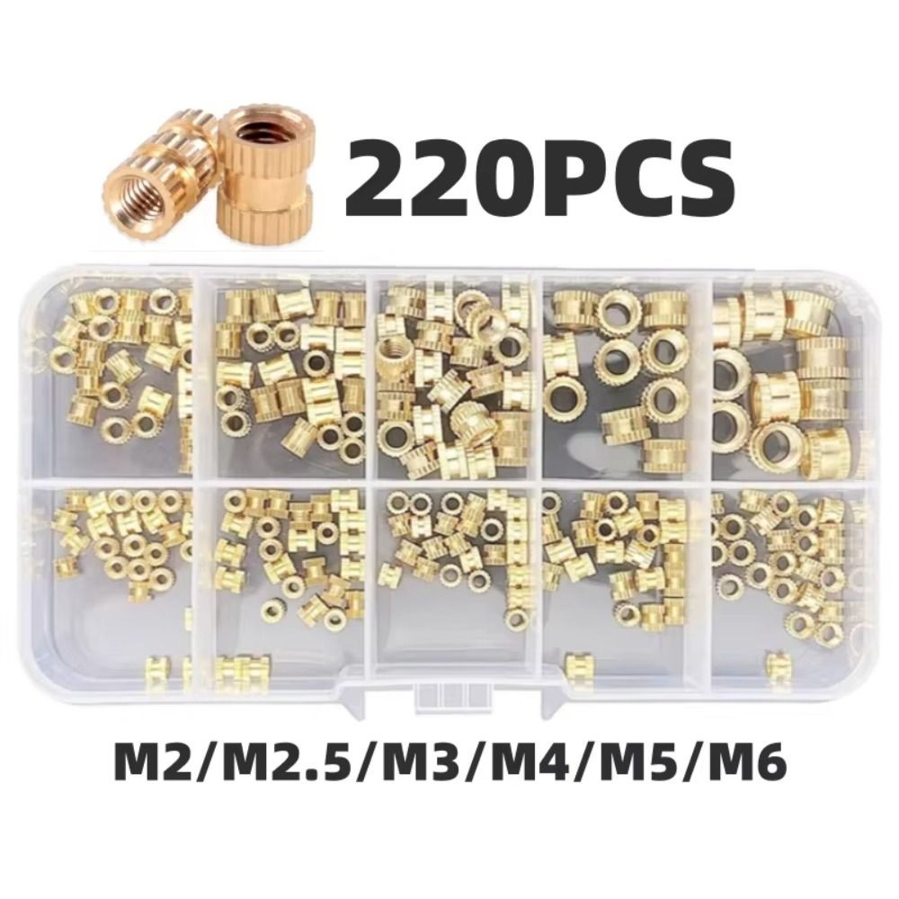 Heat Set Insert Nuts Threaded Inserts Hot Melt Nut Insert M2 M2.5 M3 M4 M5 M6