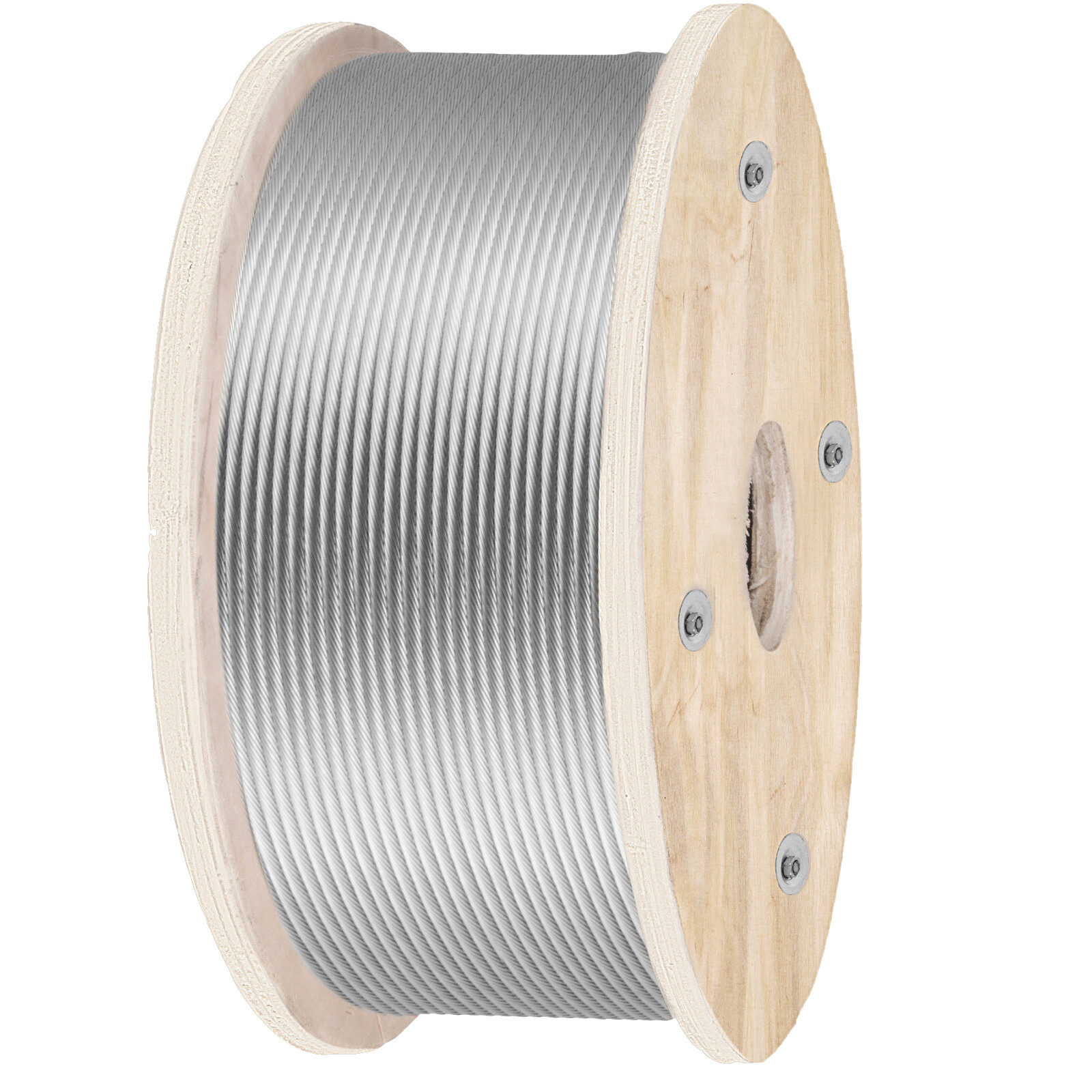 VEVOR T316 500Ft Stainless Steel Cable 3/16" Cable Railing Wire Rope Cable 1x19