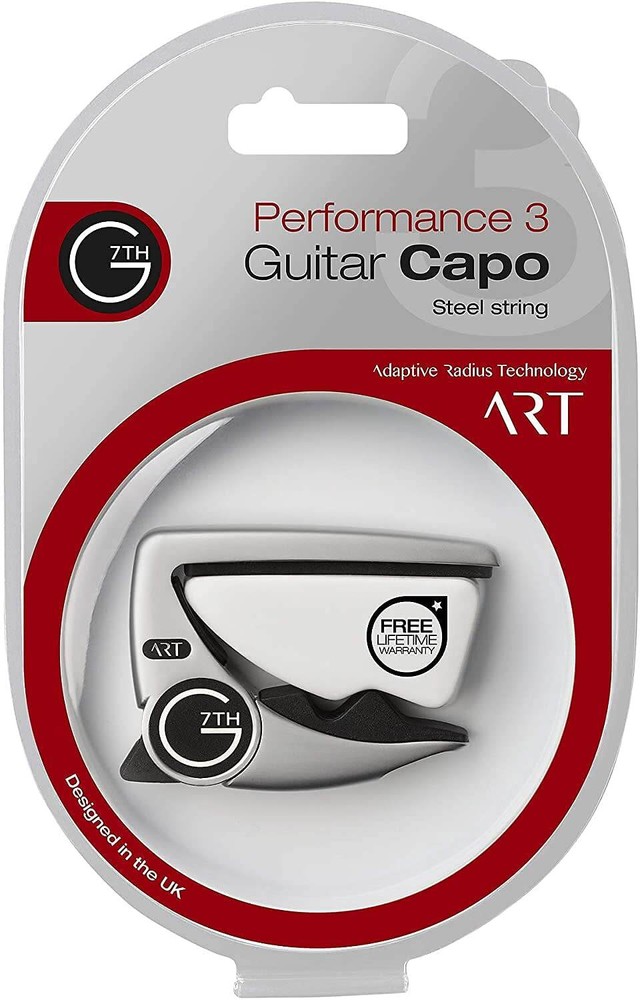 G7th Performance 3 Steel String Silver Guitar Capo