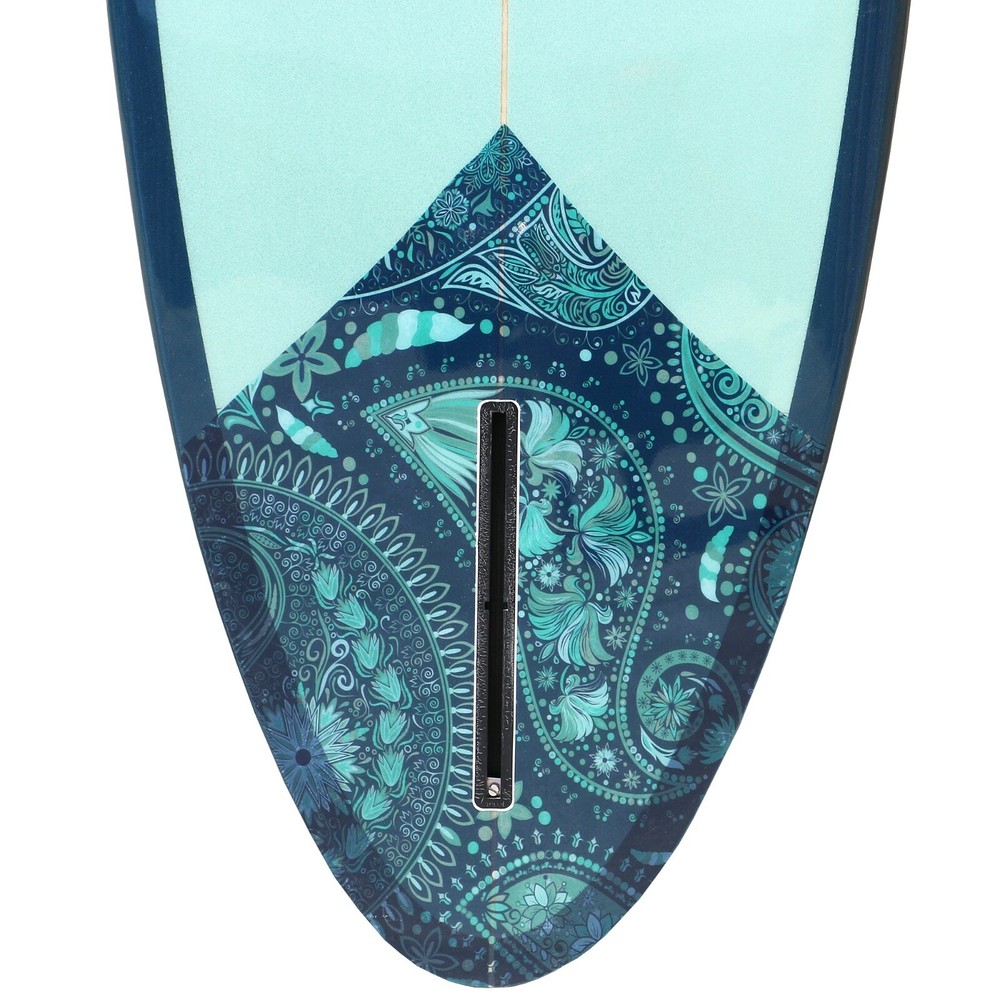 6'6" Retro Egg Surfboard - SeaWeed (P44)