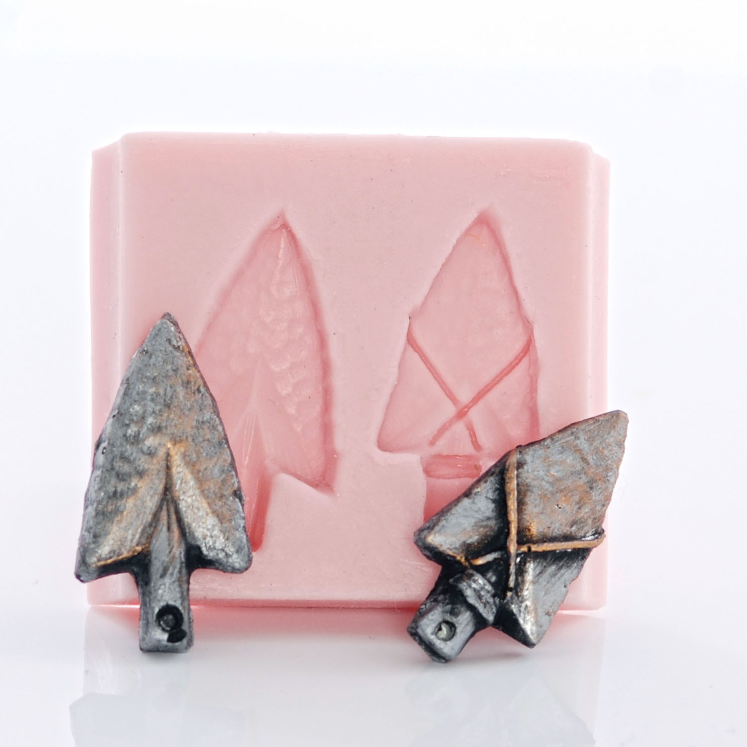 Arrowhead Silicone Mold - Polymer Clay, Metal Clay, Resin - Food Safe (954)