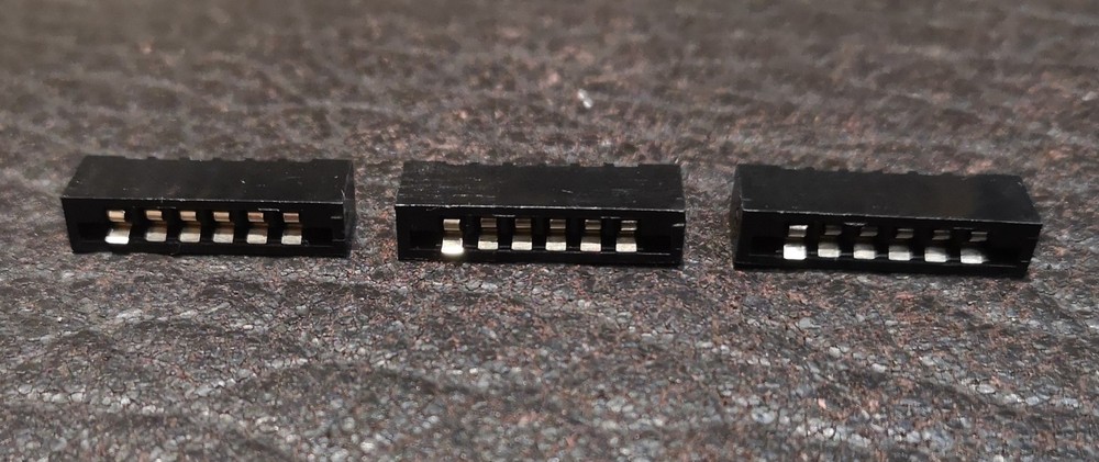 (3) Brand New Moog Source PCB Type Connectors –Improves Connectivity to Membrane