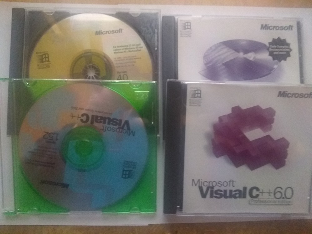 Visual C++ Collection Visual C++ 6 Pro & 1.52 & 4.0 + 6.0 docs - TESTED