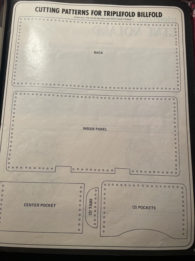 Ideas For Leather Projects ￼Instructions And Patterns