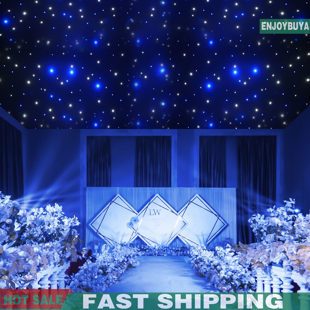 LED Star Stage Backdrop Star Curtain DMX512 Background Starry Sky W/ Controller
