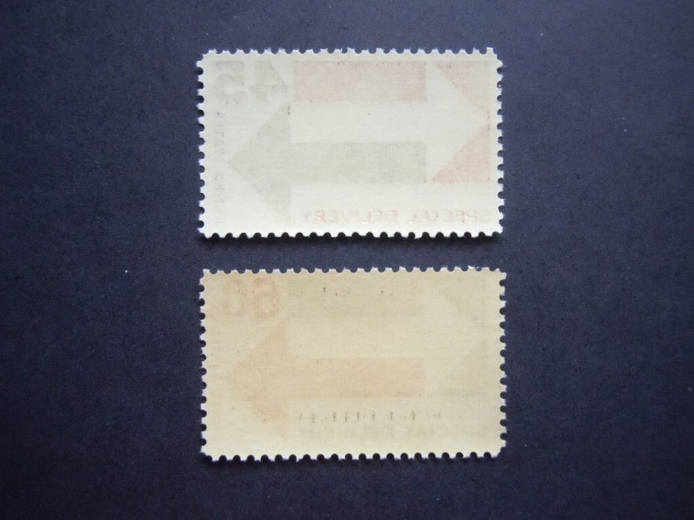 1969-71 #E22, E23 45c & 60c Special Delivery Issues MNH OG VF #2