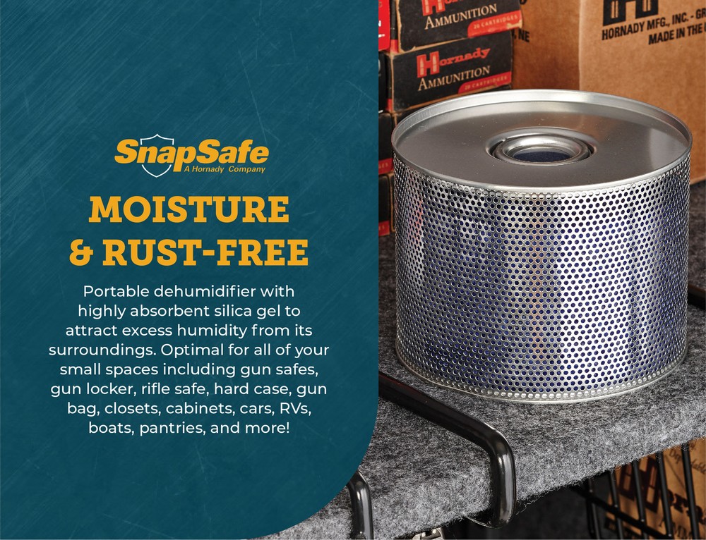 SnapSafe Rechargeable Silica Gel Dehumidifier