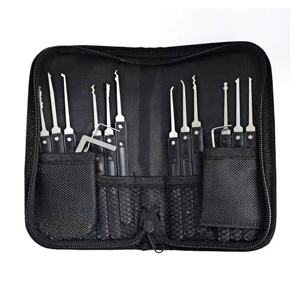 17PCS Tool Kit with Handle Beginner and Locksmith DIY Practice Repair Tool