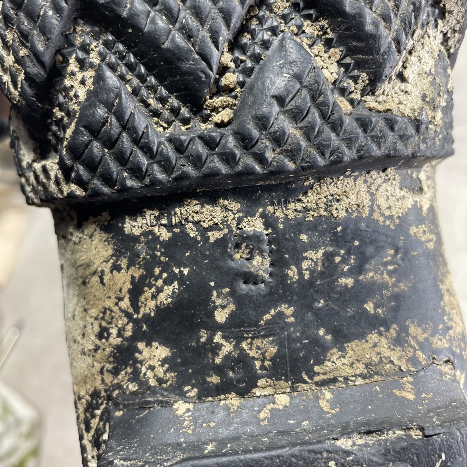 VTG Ranger FireMaster Steel Midsole Toe Insulated Rubber Firefighter Boots Sz 9