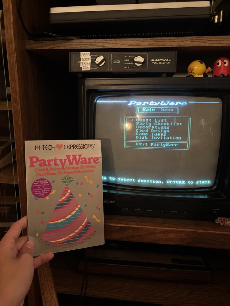 Hi Tech Expressions Party Ware, Party supplies maker, Commodore 64 atari 400