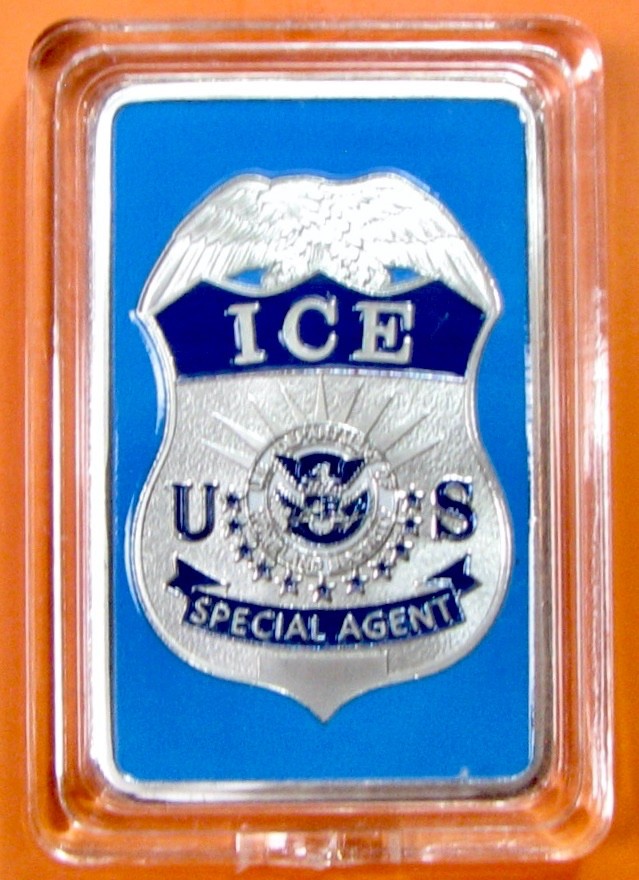 US ICE Special Agent. Challenge, Souvenir. CT45c.
