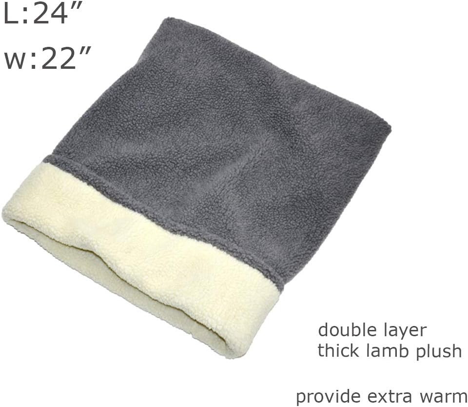 Cat Bed Cave Sleeping Bag, Pet Mat Self Warming Pad Sack for Cats and Small Dog