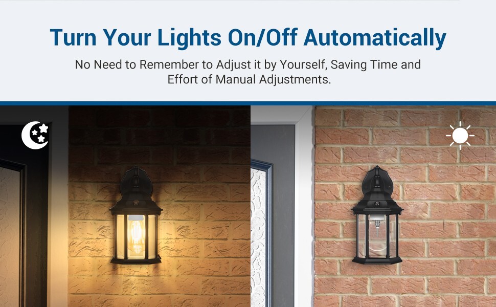 DEWENWIL 6 Pack Light Sensor Socket Dusk to Dawn Sensor Socket Light Bulb Socket
