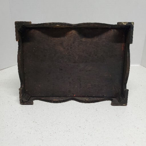 Decorative MARKET BAZAAR Storage Box Mantle Clock