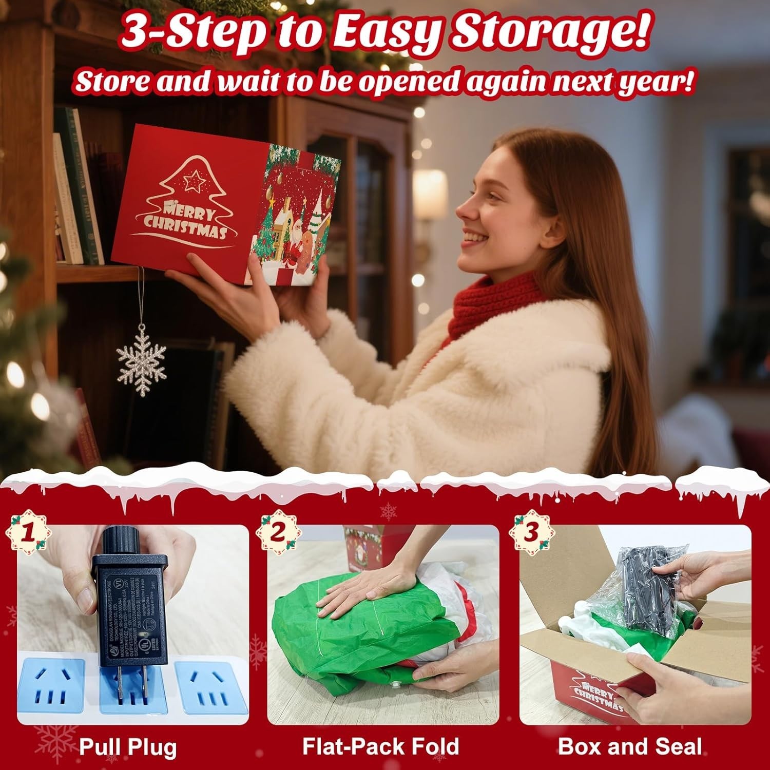 Festive 6 FT Inflatable Dog Sleigh with Penguin - LED Illuminated Holiday Charm