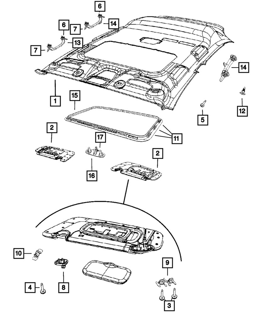 Genuine Mopar Screw 5183404AA